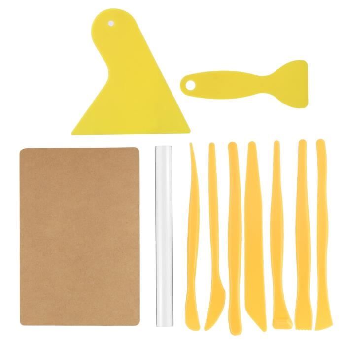 Lot De 10 Guides D'épaisseur En Bois Pour Poterie - 5 Tailles (3 à 12 Mm) - Pour Argile, Pâte Polymère - Accessoire Atelier - 9