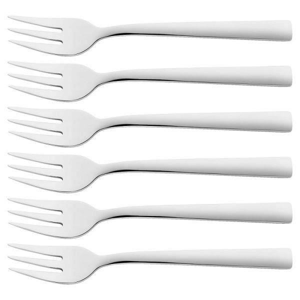 ZWILLING 6 Fourchettes à Gâteau Acier Inox 18/10 - Série Dinner