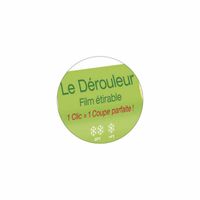 Dérouleur De Film Étirable Alfapac 35M - Rechargeable Avec Coupe Précise - Lot De 2