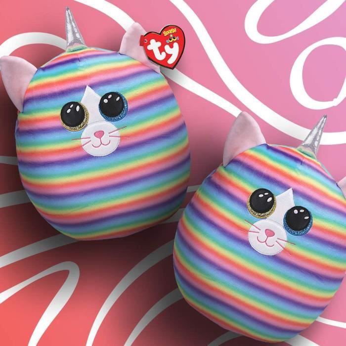 Peluche ty chat multicolore hot sale