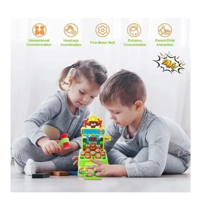 Jeu de la Taupe,Mini Jeu d'arcade électronique,Jeu de pièces de Monnaie