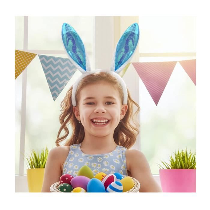 Chapeau haut-de-forme de lapin de Pâques, chapeau de lapin avec oreilles pour Pâques, carnaval, cosplay, fête costumée, accessoire de déguisement/3301