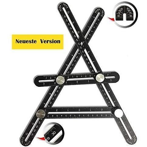 Guide Lettrage Alvin AL666 - Règle Multifonction Pour Dessin Technique 9.8x6.9cm