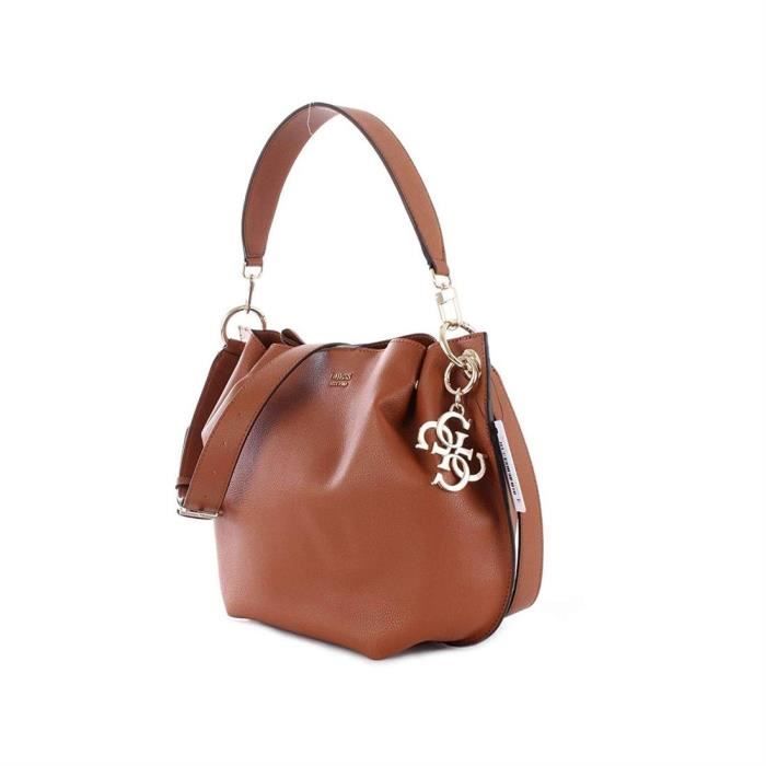 Sacs portes epaule digital hobo femme guess hwvg6853030 Cognac Cdiscount Bagagerie Maroquinerie