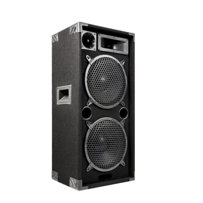 Ibiza Sound STAR210 - Enceinte Sono 1000W PMPO 2x 10''-25cm