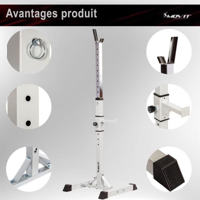 RACK DE SQUAT RÉGLABLE YOURFIT