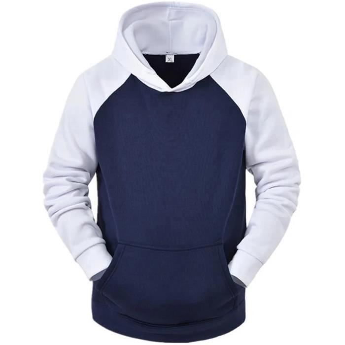 Ensemble Homme 2 Pièces Ensemble Jogging Homme de Sport,Sweat à Capuche et  Pantalon Jogging pour Hommes-Bleu marine Bleu - Cdiscount Prêt-à-Porter