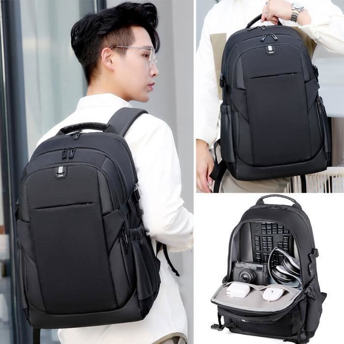 Sac a dos homme d affaire travaille classe pour ordinateur portable 17.3  pouces, loisirs/affaire/scolaire, noir