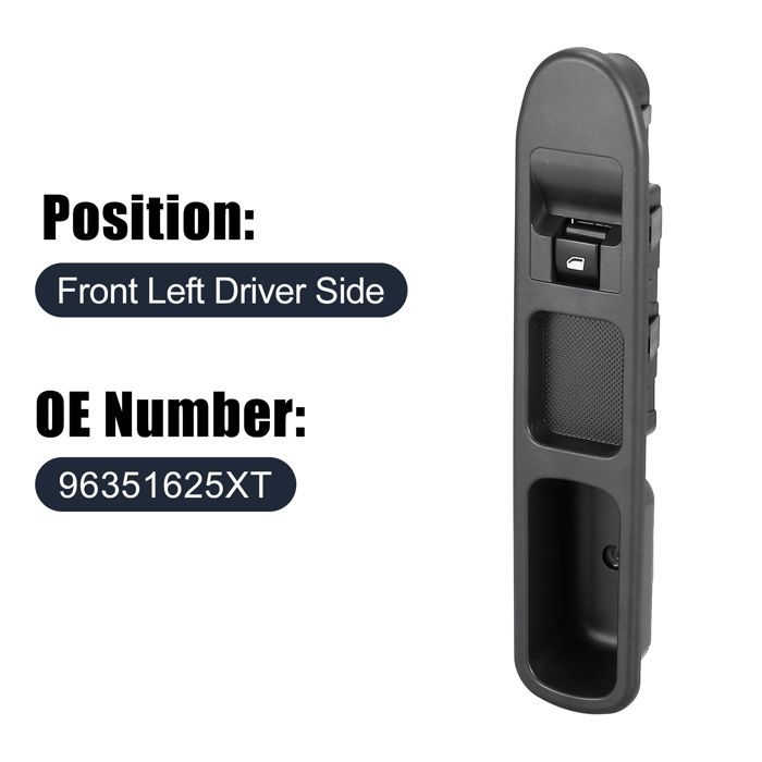 Interrupteur Commutateur Fenêtre Passager Peugeot 307 - Réf 96351625XT - Neuf