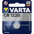Pile bouton lithium 3V CR1220 - VARTA - 6220101401-2