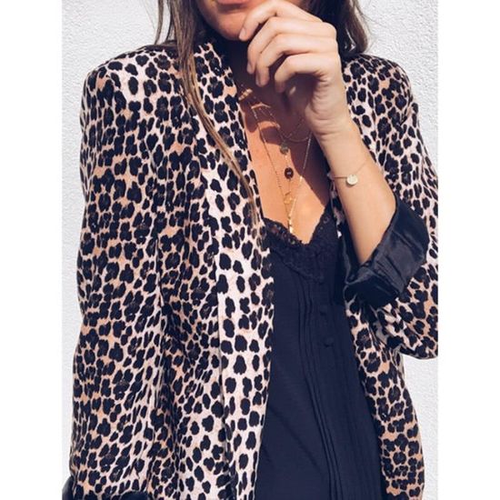 Veste sale imprimé serpent