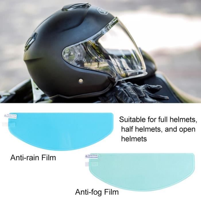 Casque de moto Film anti-buée et film de pluie Durable Nano