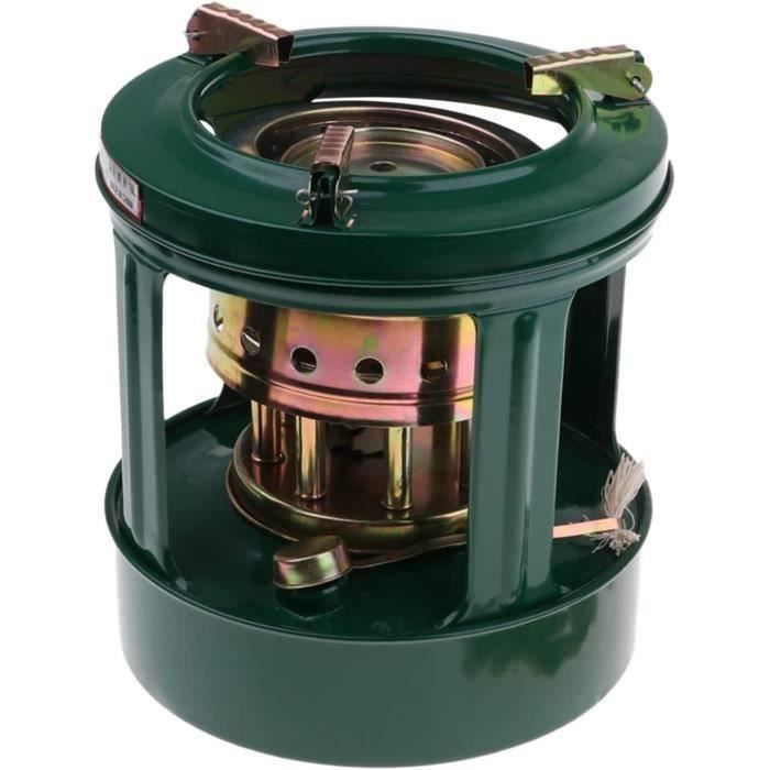 Réchaud à Pétrole Portable 8 Mèches - Pour Camping, Pique-nique - Cuisine 2-3 Personnes - Autonomie 4-6h