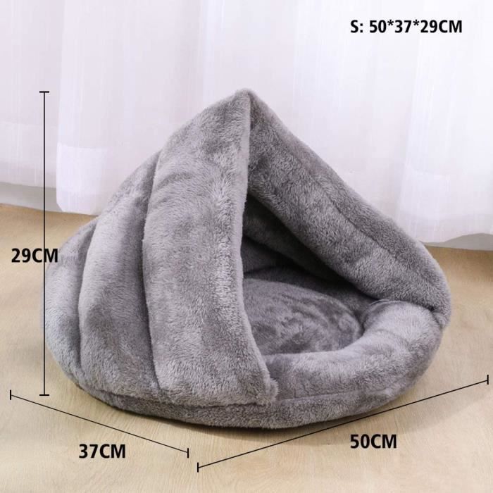 Sac De Couchage Pour Chat Tovast - Intérieur Doux Et Chaud - 360° Enveloppant - Lavable (modèles Animaux)