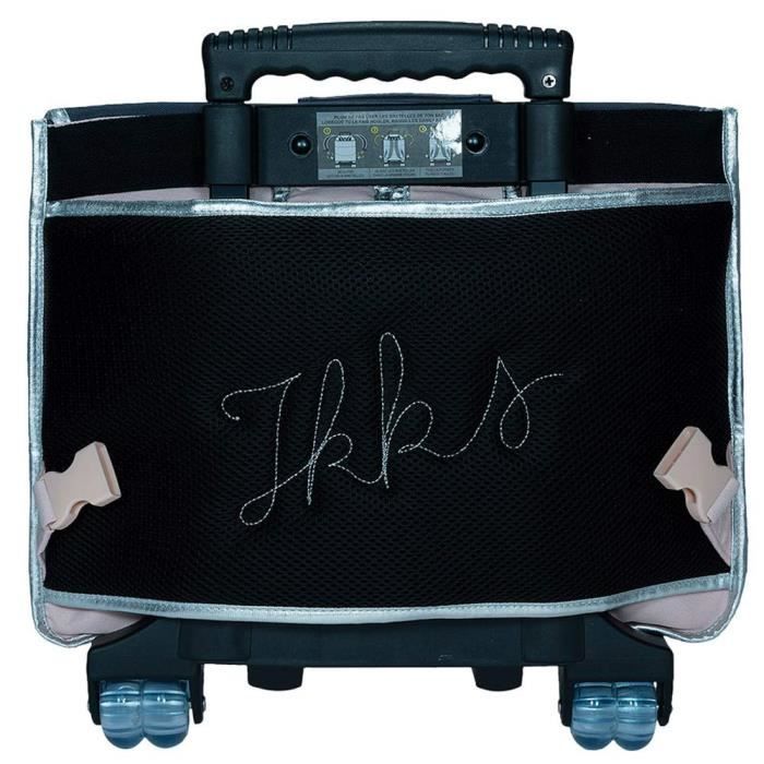 Cartable roulettes IKKS Urban Nomad Gris 38 CM Cdiscount