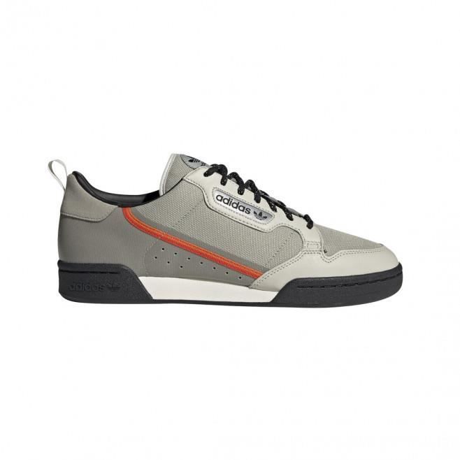 Basket adidas Originals CONTINENTAL 80 Homme Gris Nylon