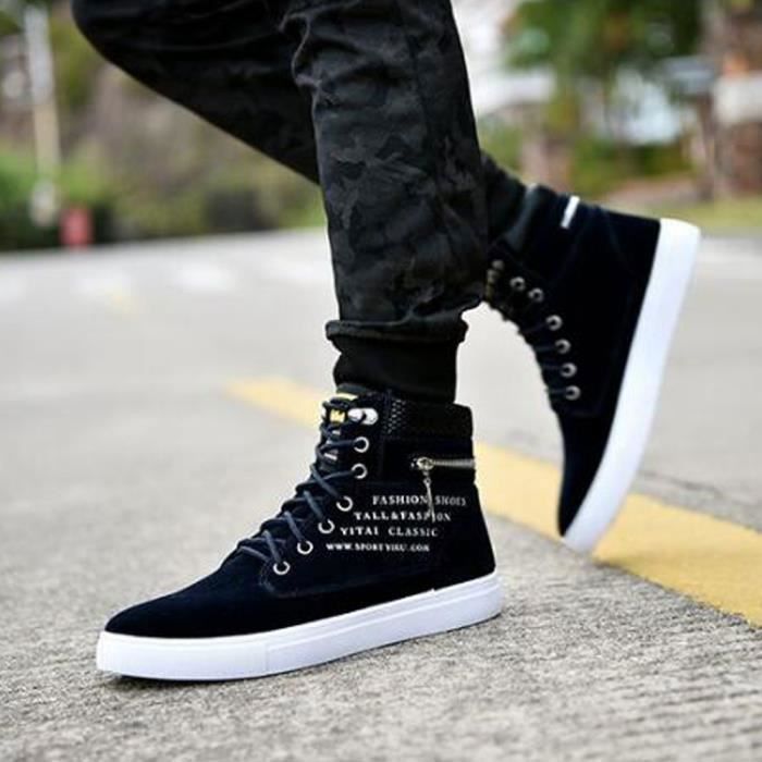 Chaussures montantes Mode Chaussure Homme Basket Homme Bleu