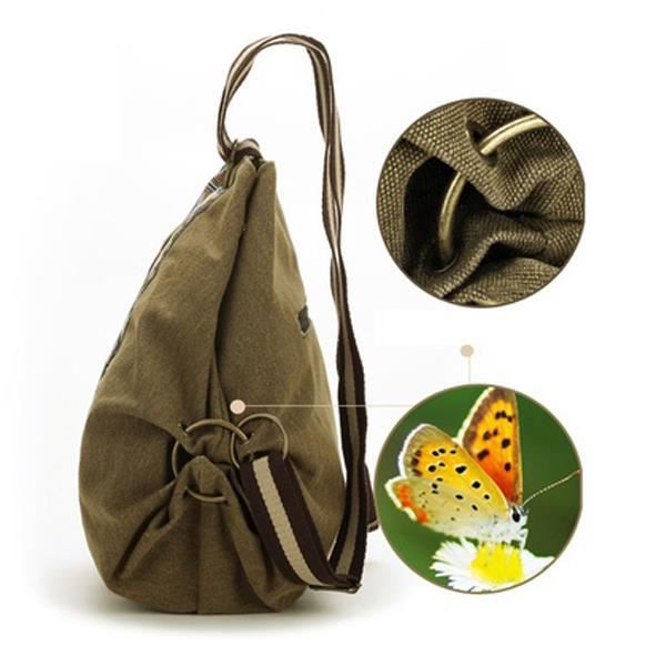 Sac a dos tribal ethnique pour femme Sac a dos en toile Sac Hippie