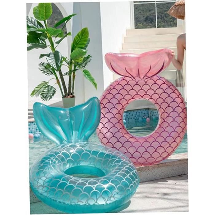 Flotteur Gonflable De Piscine PRÉNFLE En Forme De Vaisseau Spatial Avec Radeau De Natation Multifonctionnel De Volant Pour Des Enfants De 1 A 5 Ans 93419 B