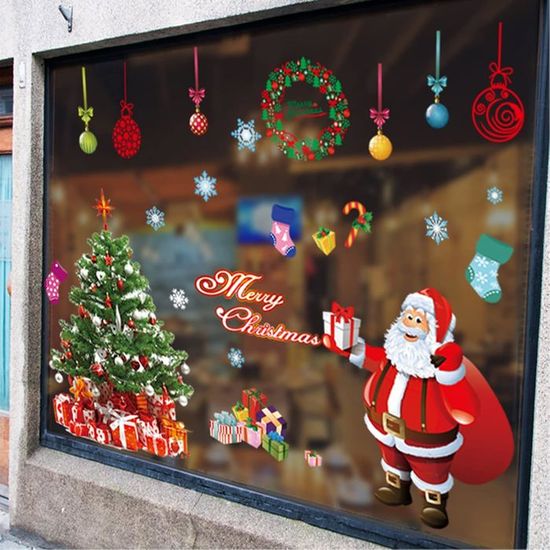 2Emballage Autocollants Statiques Extra Larges En Forme De