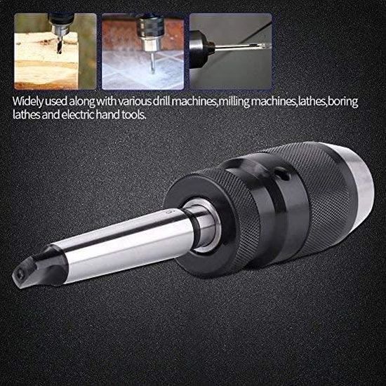 0-13mm 1/2 " Mandrin Auto-serrant En Acier B16 Sans Clé Pour