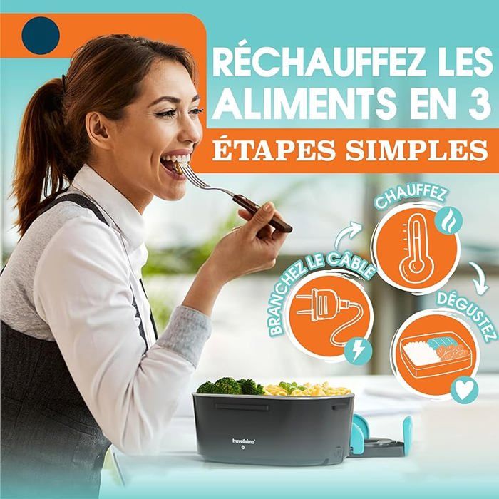 Gamelle Chauffante 80W Lunch Box Chauffante 1 5L Chauffe Plat — free download