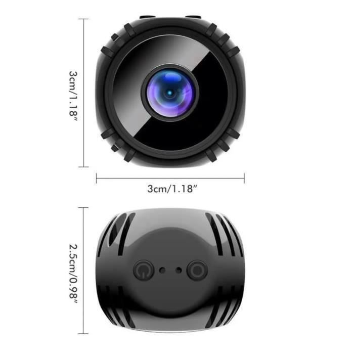 Achat mini caméra espion Prix en fcfa - Sans fil - WiFi - Etanche - Vision  nocturne - IP Nanny Cam
