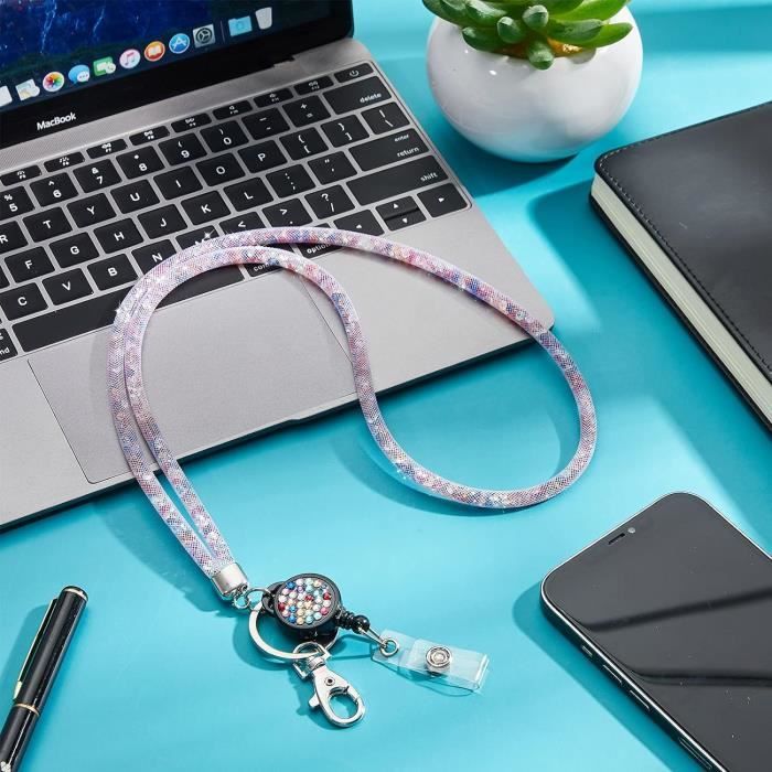 IOPJLK Lanière D'Ipression Personnalisée Collier, Porte Badge Avec