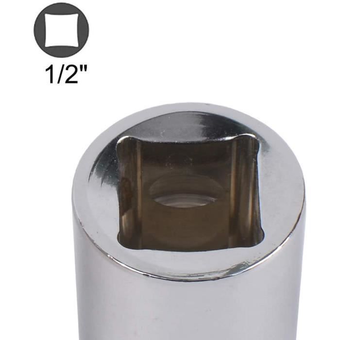 Kit Adaptateur Réducteur D'Impact 1/2 à 3/8 Et 1/4 à 3/8 - Acier Chrome-Molybdène - Pour Clé Dynamométrique, Perceuse
