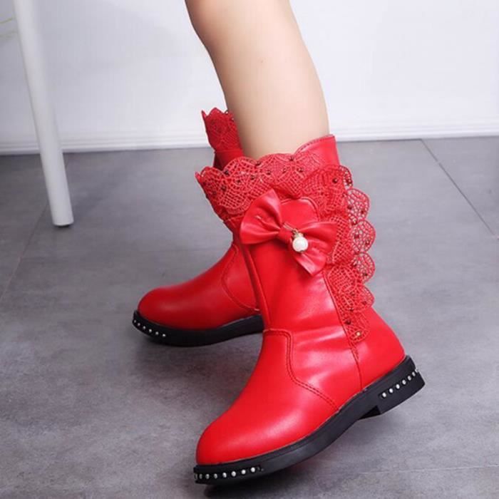 BOTTE Fille Nouvelles mode bottes courtes de style britannique