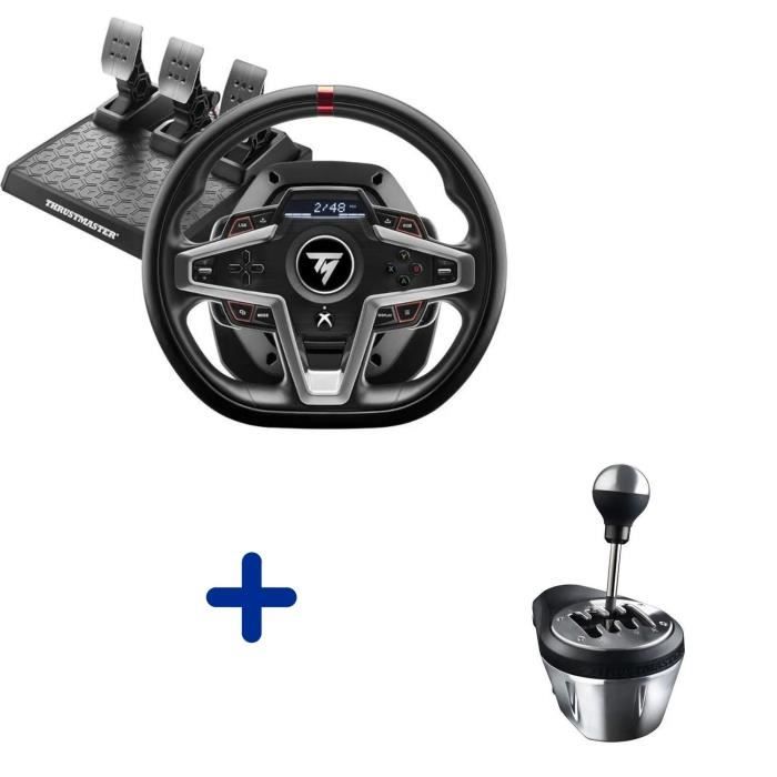 Pack THRUSTMASTER VOLANT T248 PEDALES Xbox Series X/S, Xbox One, PC + LEVIER TH8A