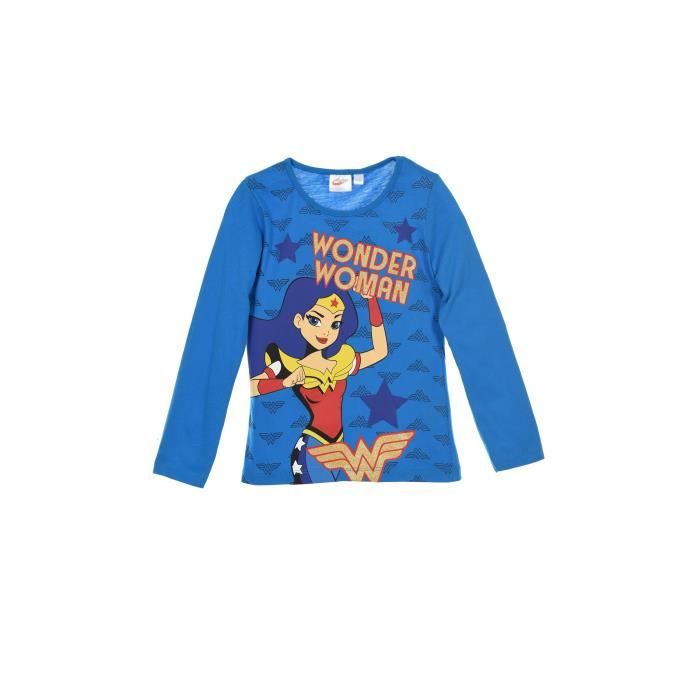 DC SUPER HERO GIRLS T-shirt Bleu Enfant Fille