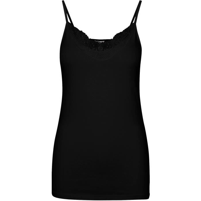 VERO MODA Débardeur Noir Femme