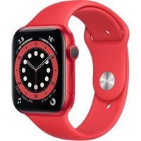 Apple Watch Series 6 GPS - 44mm Boîtier aluminium Rouge - Bracelet Rouge (2020) - Reconditionné - Excellent état