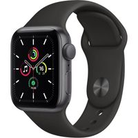 Apple Watch SE GPS - 40mm Boîtier aluminium Gris Sidéral - Bracelet Noir (2020) - Reconditionné - Excellent état