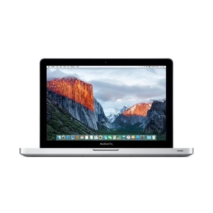 APPLE MacBook Pro 13- 2012 i5 - 2,5 Ghz - 8 Go RAM - 256 Go SSD - Gris - Reconditionné - Excellent état