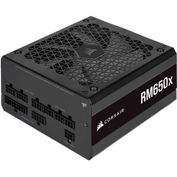 CORSAIR Bloc d'alimentation ATX RM650x 80 PLUS Gold (CP-9020198-EU)