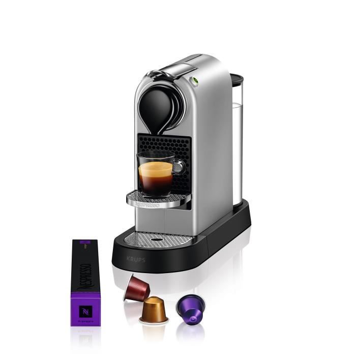 Machine expresso à capsules Citiz - KRUPS NESPRESSO YY4118FD - Silver - Pression 19 bars