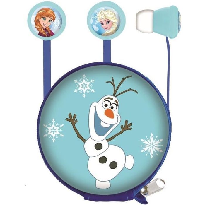 LA REINE DES NEIGES Écouteurs enfant - pochette incluse