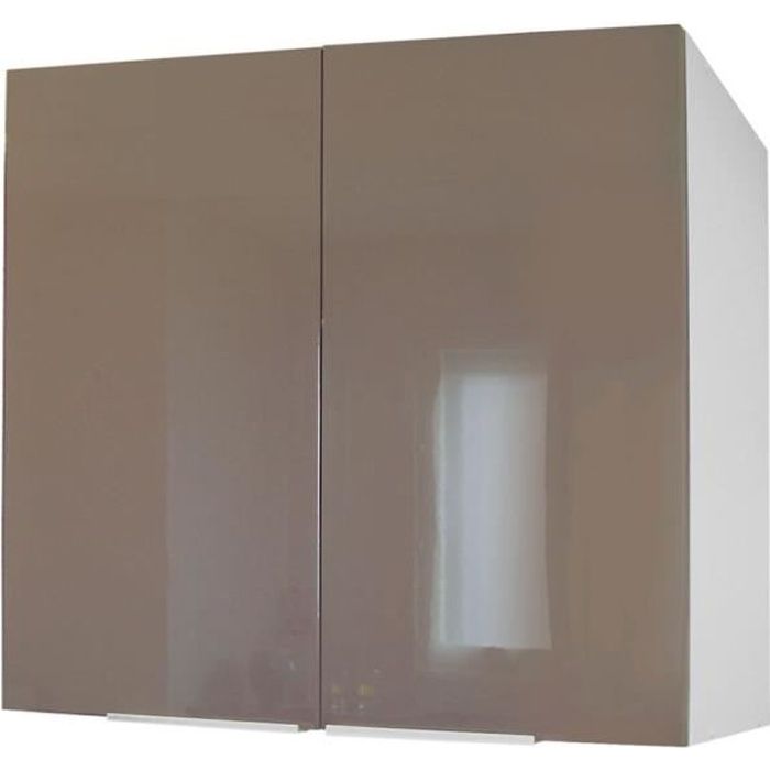 POP Meuble haut de cuisine 80 cm - Taupe Laqué