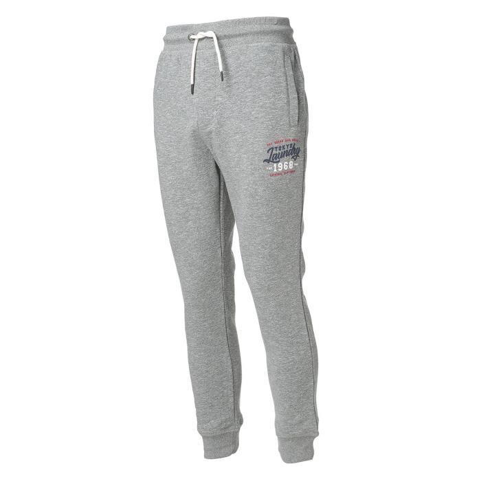 TOKYO LAUNDRY Bas de Jogging Gris Clair Homme