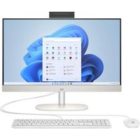 PC Tout-en-un HP 24-cr0038nf - Windows 11 - 23,8" FHD IPS - Ryzen 5-7520U - RAM 8Go - Stockage 512Go SSD - Clavier & souris filaires