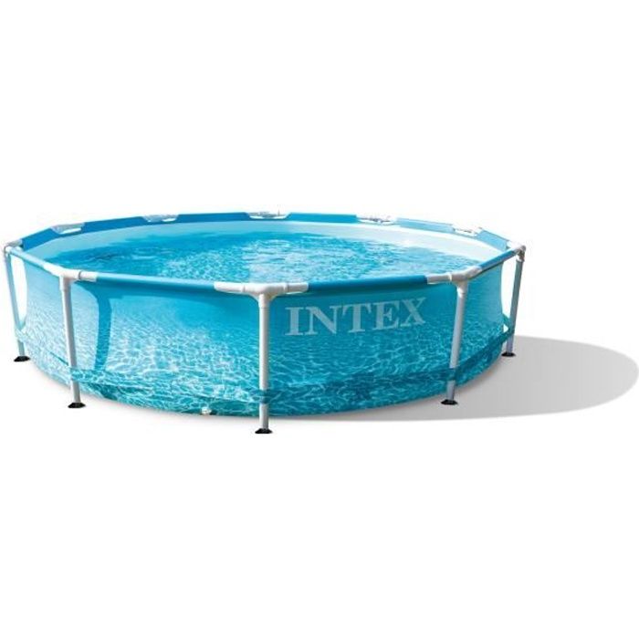 Intex - 28208NP - Kit piscinette tubulaire océan ø 3,05