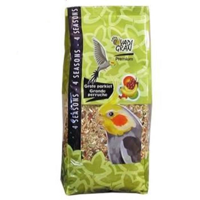 VADIGRAN Lot de 2 Mélange de graines Premium Vita pour grandes perruches 1kg