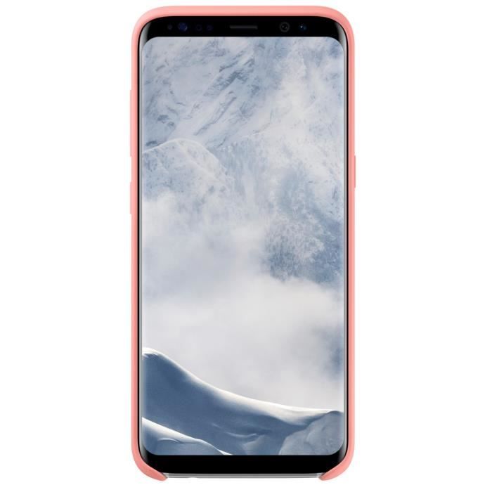 Samsung Coque Silicone S8+ Rose