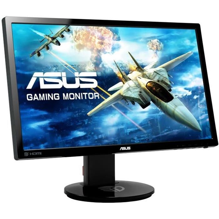Écran PC Gamer - ASUS VG248QE - 24- FHD - LED - Dalle TN - 1 ms - 144 Hz - HDMI, DVI-D, DisplayPort - Noir