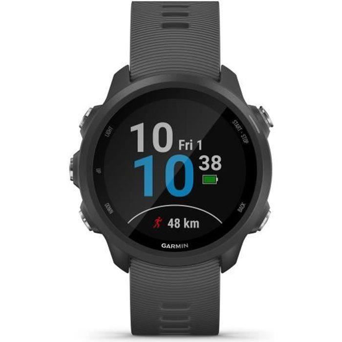 Garmin Forerunner 245 - Montre GPS connectée pour la course avec fonctions d'entraînement avancées - Gris