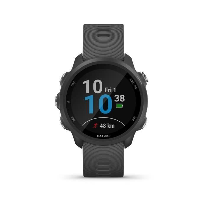 Garmin Forerunner 245 - Montre GPS connectée pour la course avec fonctions d'entraînement avancées - Gris