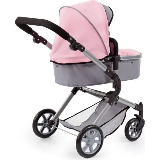 BAYER Design Landau pour poup e Neostar Gris et Rose avec