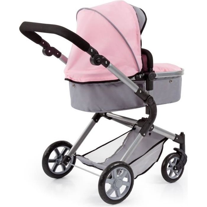 BAYER Design Landau pour poup e Neostar Gris et Rose avec